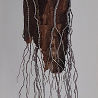 “Mentor” recycled wood, banksia and wire tree sculpture