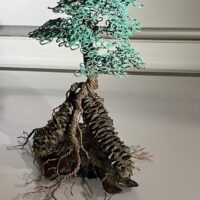 ‘Coastal Banksia’ Twisted Copper Wire Tree Sculpture